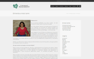 Entrevista a Anaís Isarre en Coworking Renacimiento