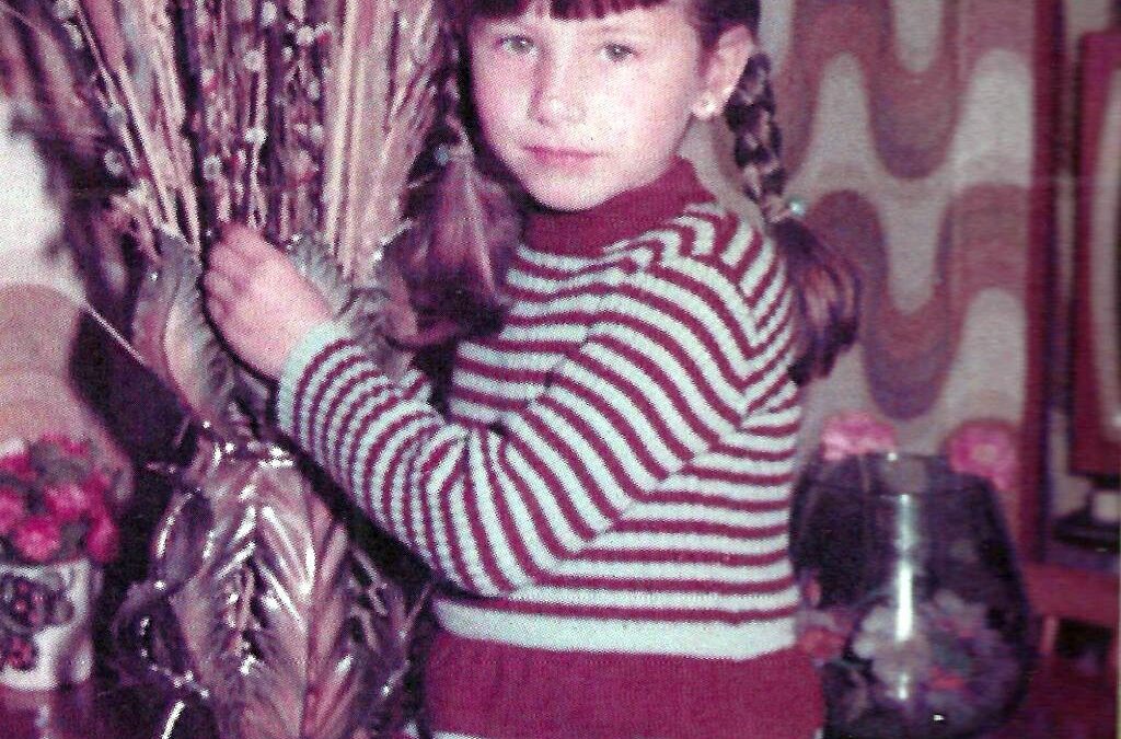 Anaís cuando era niña