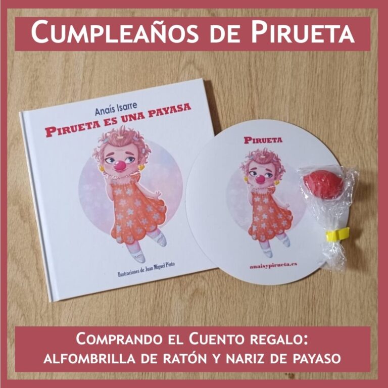 cuento-con-regalos-cumpleaños-pirueta Cuento Pirueta es una Payasa con regalos por cumpleaños de Pirueta